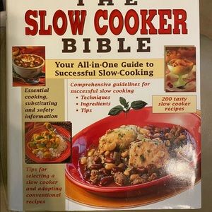 Crock Pot Slow Cooker Bible cookbook Hardcover Book like new over 200 recipes